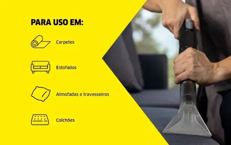 Extratora Limpadora de Estofados Puzzi 4/30 k'archer 30L 1700w - Foto 4