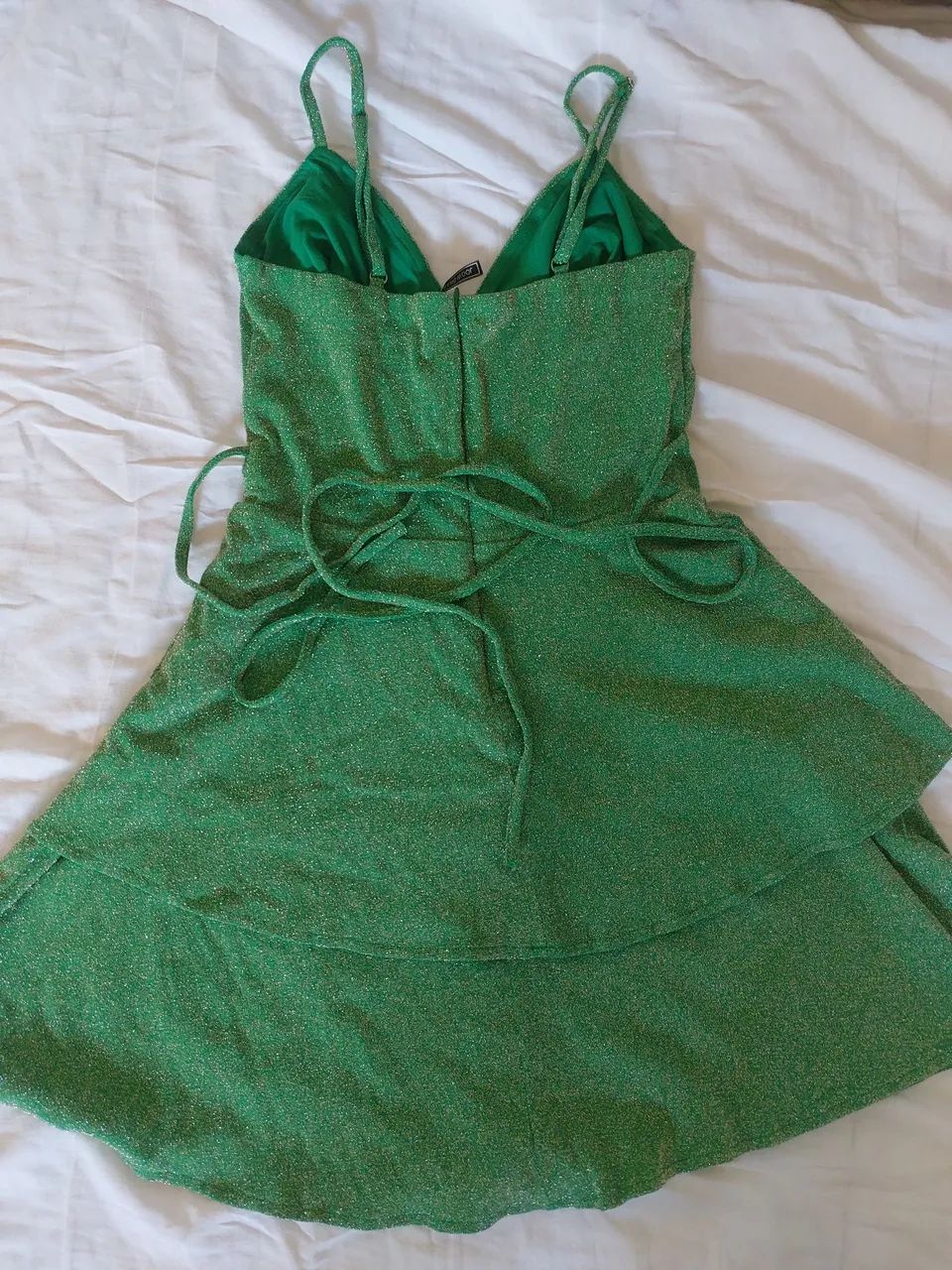 Vestido verde ssang bang wool Festas - Foto 2
