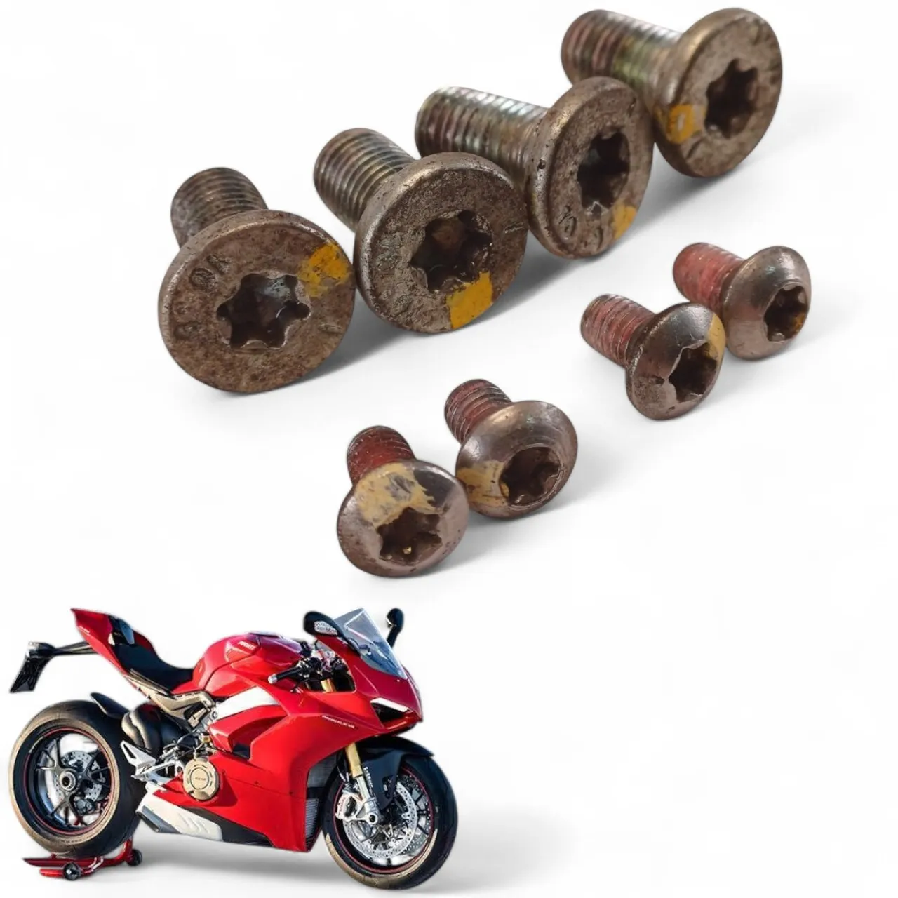Kit Parafuso Disco Freio Traseiro Ducati Panigale 1299 S 15 A 18
