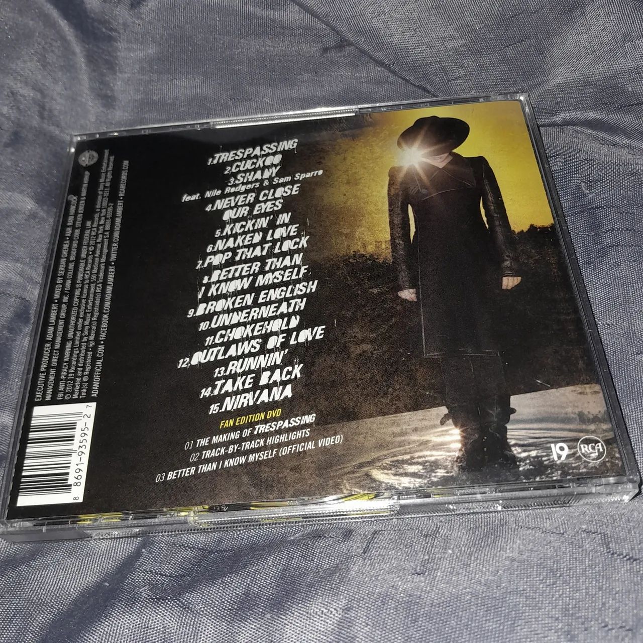 CD Adam lambert - trespassing - Foto 4
