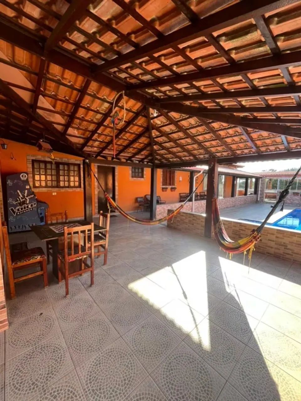Chácara com Piscina Churrasqueira, Forno, Fogão a Lenha, Sinuca, Pebolim, Karaokê, Quadra - Foto 6
