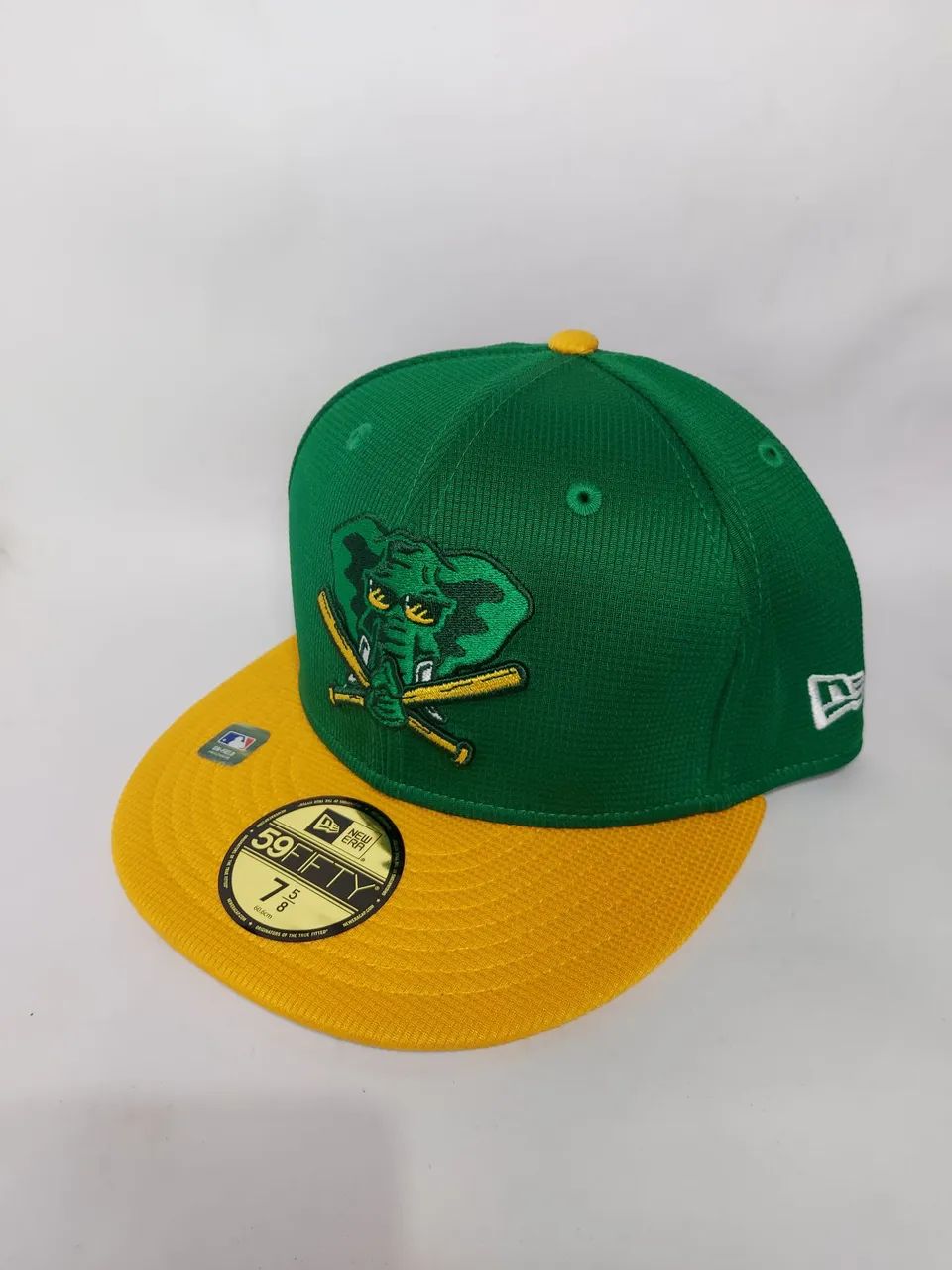 Boné Oakland Athletics verde - New era - 59fifty - Aba reta - Baseball - Foto 2