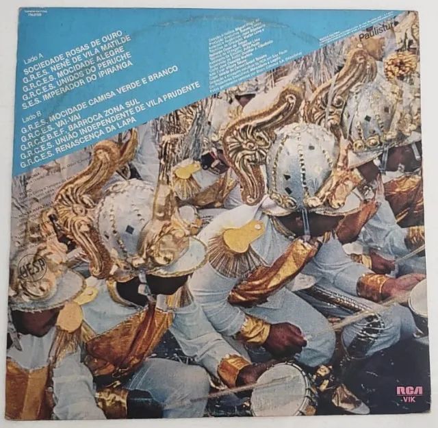 LP Escolas de samba de São Paulo - 1985 - Foto 3