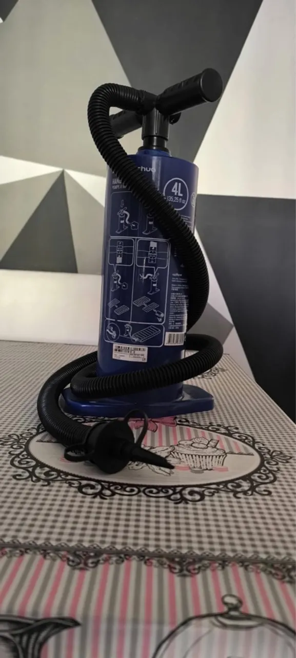 Bomba de Ar Manual para Infláveis - 4L