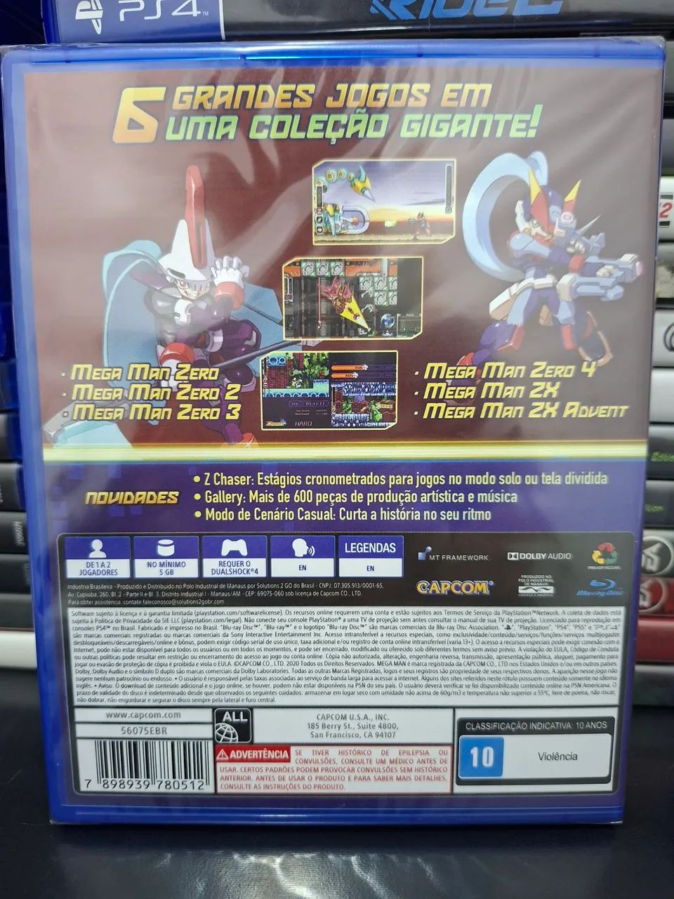 Mega Man Zero/ZX Legacy Collection - PS4 - Jogos de Vídeo Game