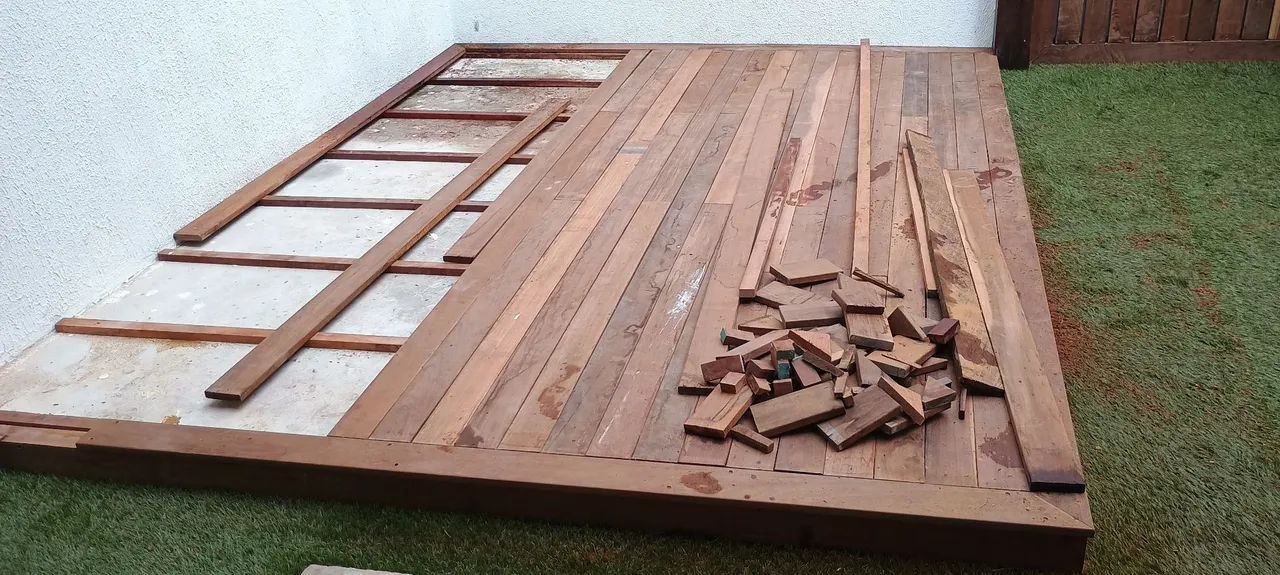 Deck de madeira para jardim - Foto 5