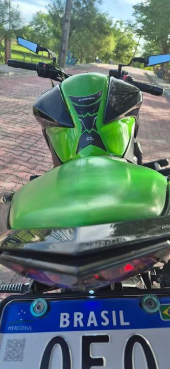 kawasaki Z800 2013 Raridade Verde Z800 moto emplacada Revisada - Foto 4