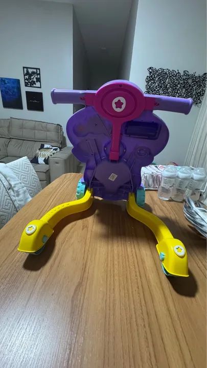 Andador de Bebê Musical Didatico Educativo Brincar Andar Criança Calesita Tateti  - Foto 2