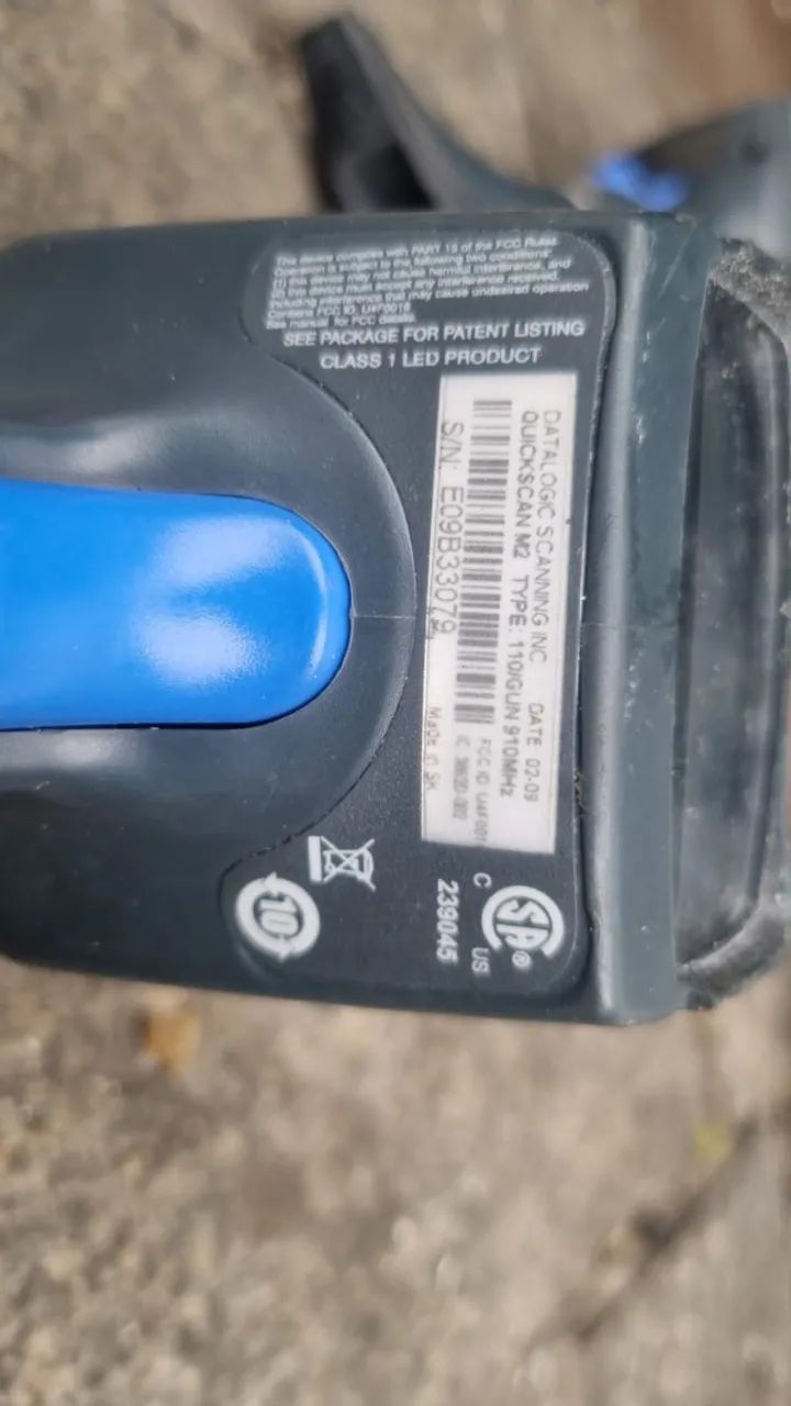 Leitor De Código De Barras Sem Fio Datalogic Quickscan  - Foto 2