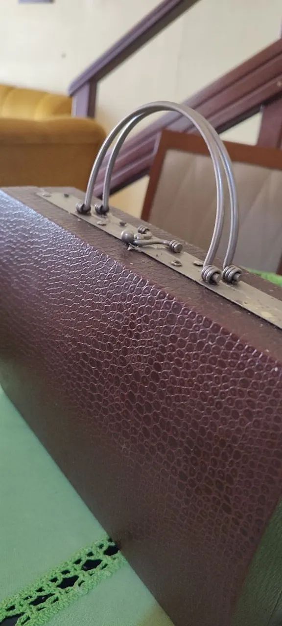 Bolsa de couro legítimo década 50 - Foto 4