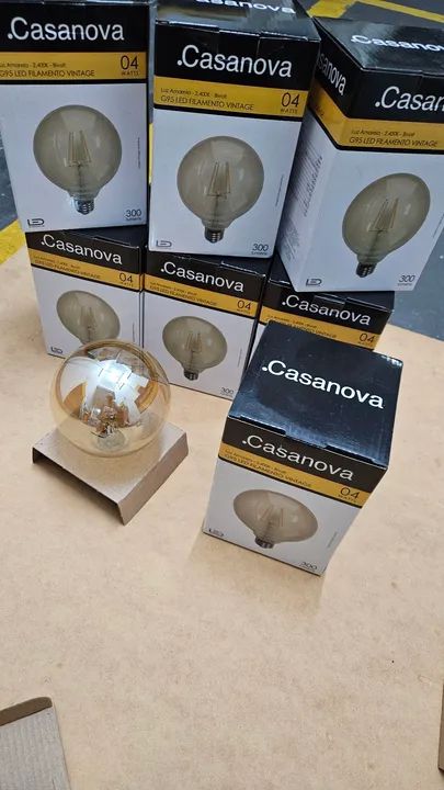 Lâmpadas LED Filamento Vintage Casanova - 08 unidades