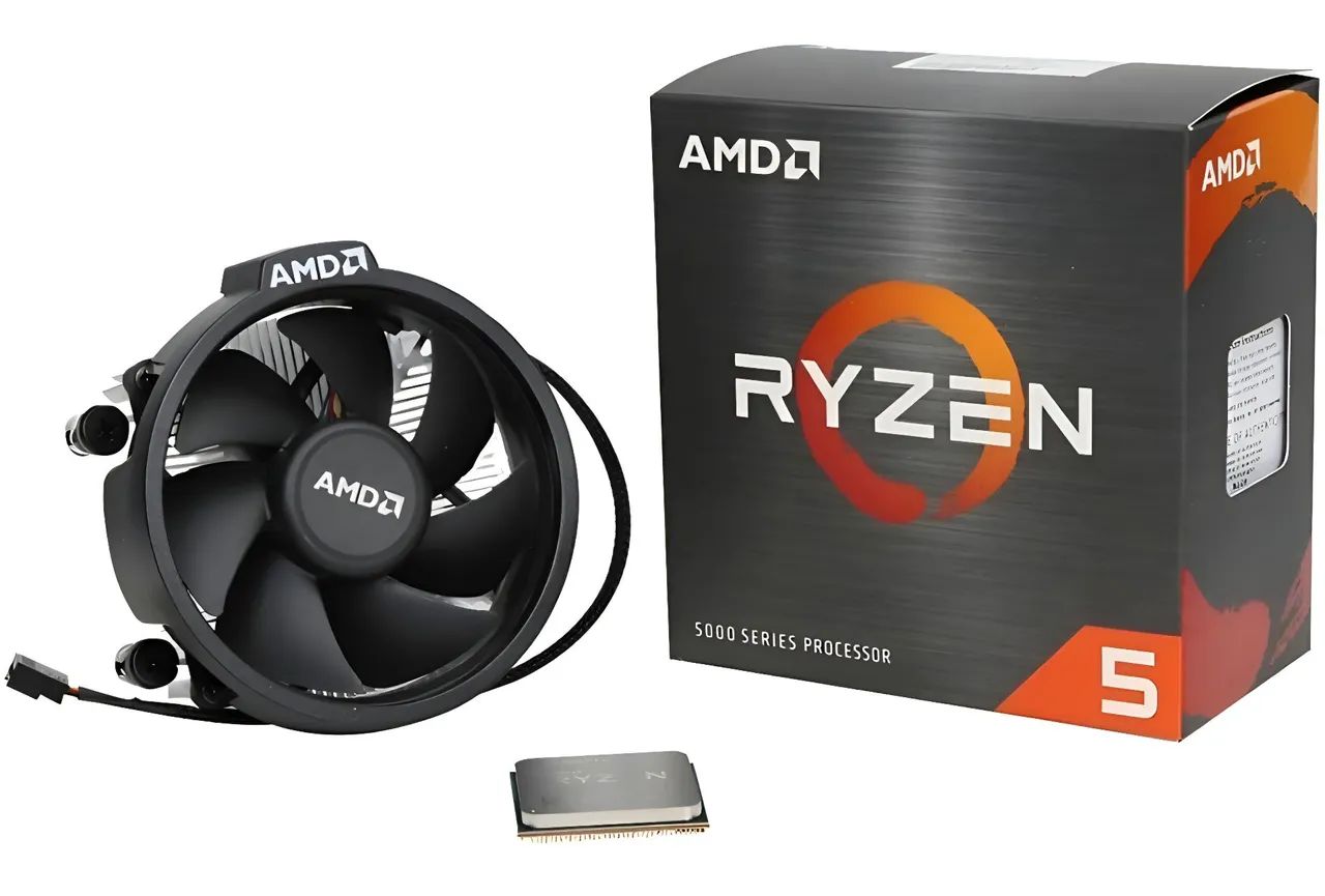 Processador AMD Ryzen 5 5500, 6-Core, 12-Threads, 3.6GHz (4.2GHz Turbo), Cache 19MB, AM4