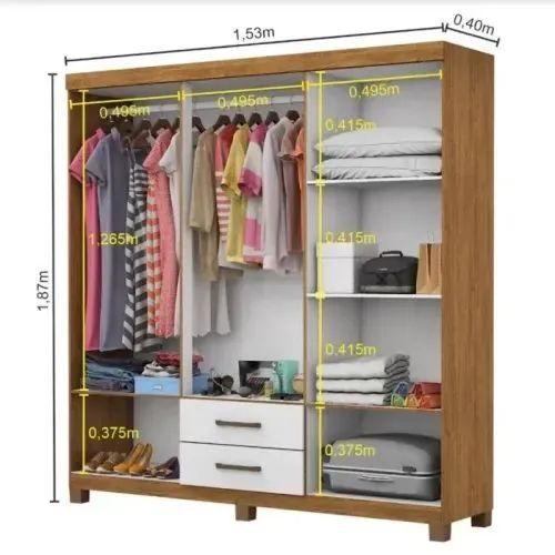 GUARDA-ROUPA DISPONÍVEL. - Foto 2