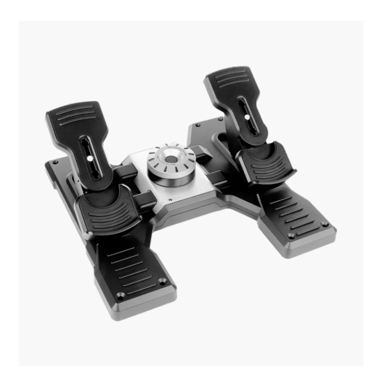 Flight Rudder Pedals Pedais De Leme Com Freio De Simulação Profissional
