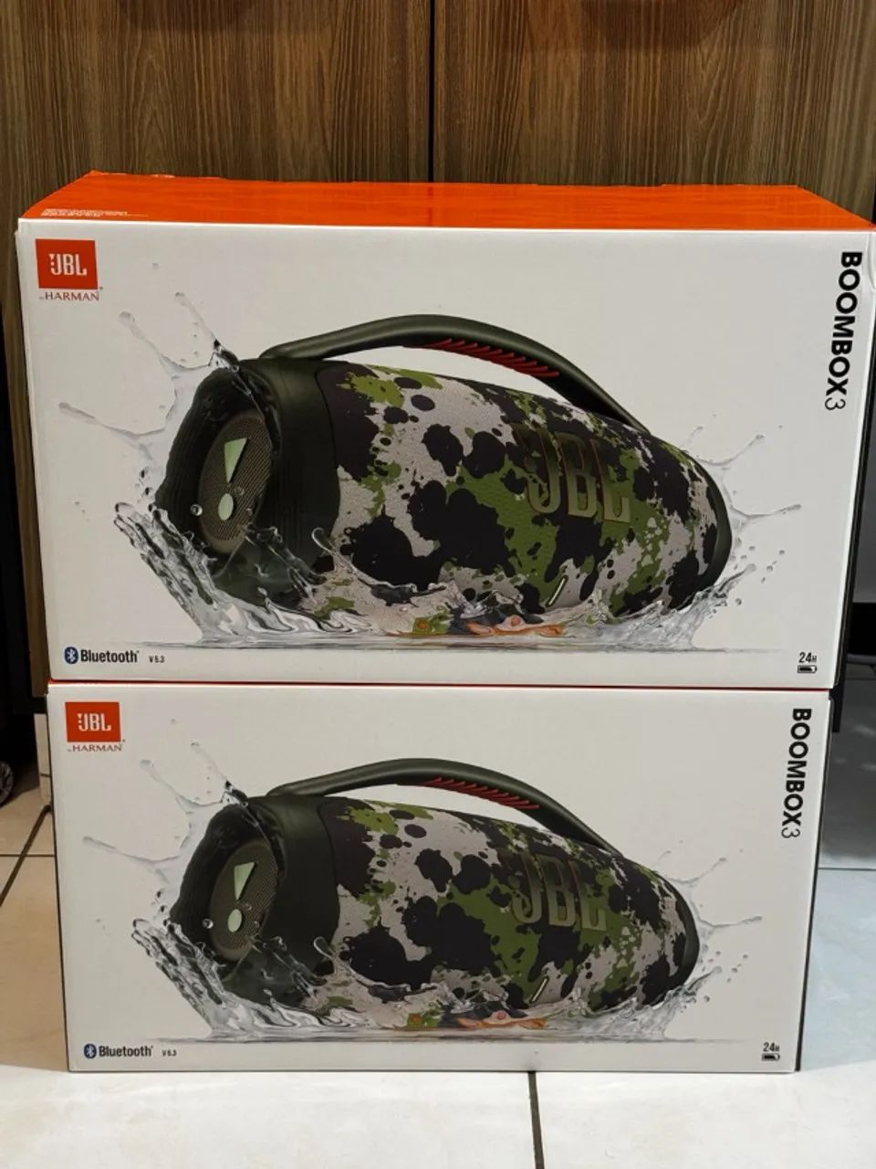 Caixa de Som JBL Boombox 3 Camuflada Original Lacrada Com Nota Fiscal
