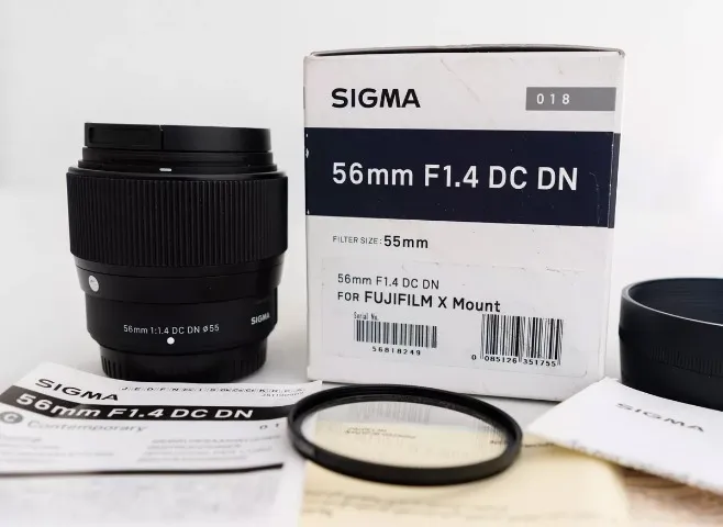 Lente Sigma 56mm F/1.4 para Fujifilm X