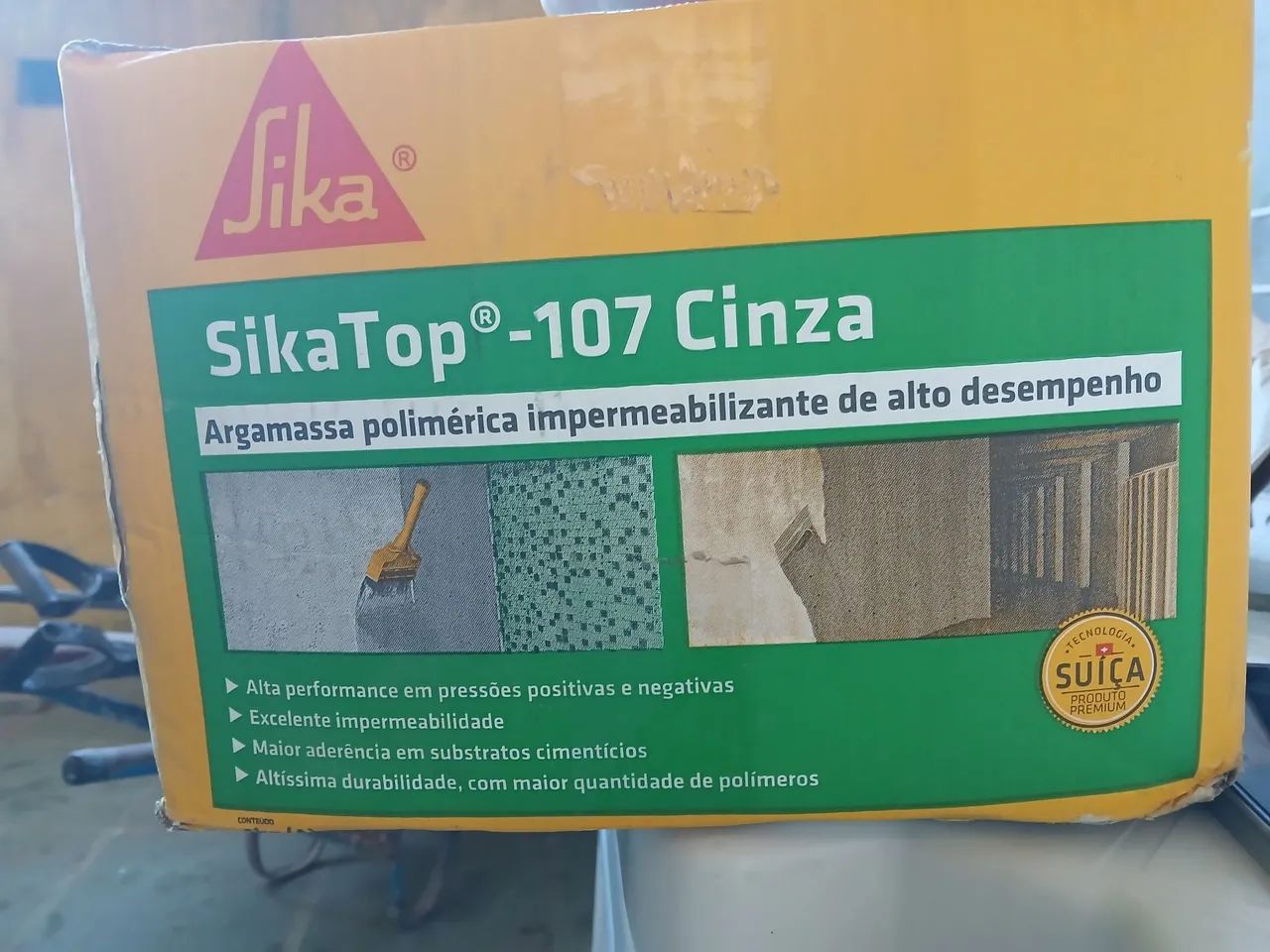 SikaTop-107 Gray Waterproof Mortar, 100 per box