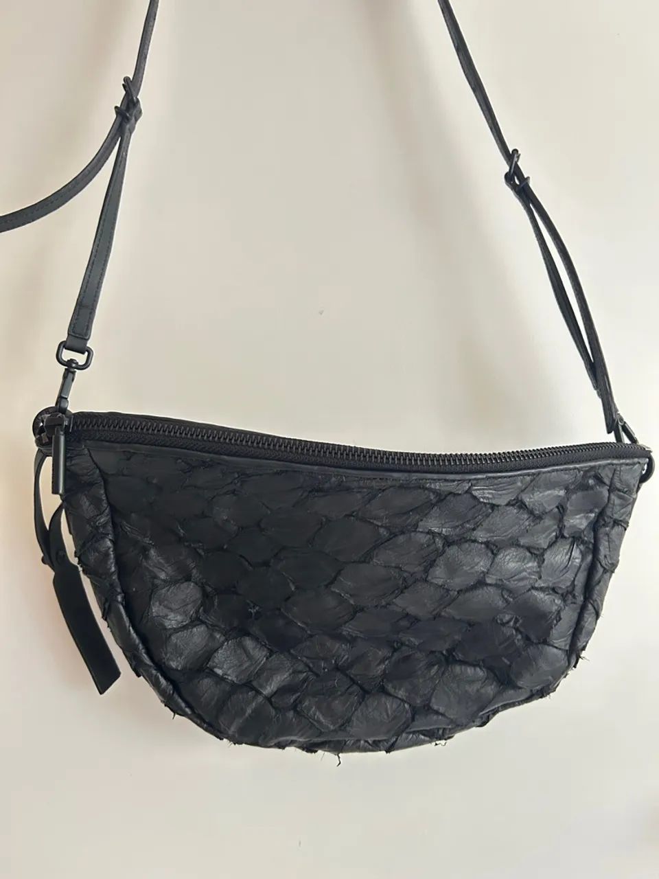 Bolsa Osklen Andiroba couro de pirarucu