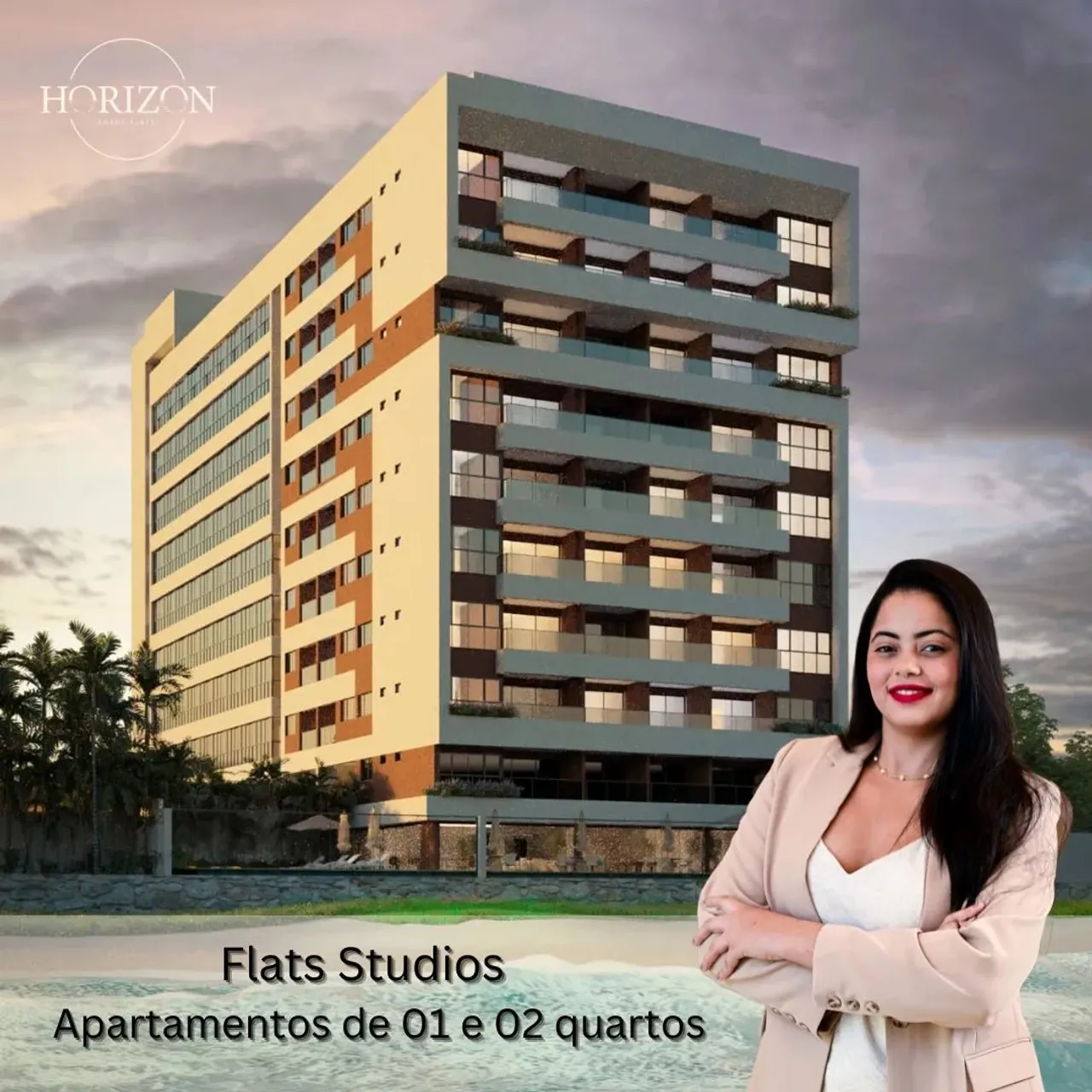 Oportunidade de Flats Studios para investidor à Beira Mar De São José da Coroa Grande - PE