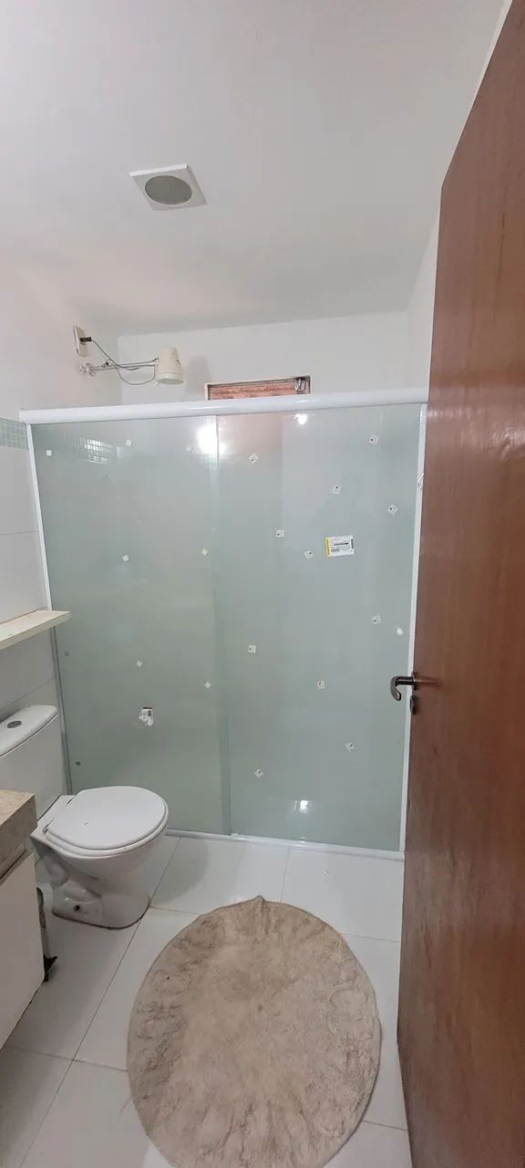 Box banheiro jateado 1.50m, novo , instalado  - Foto 4