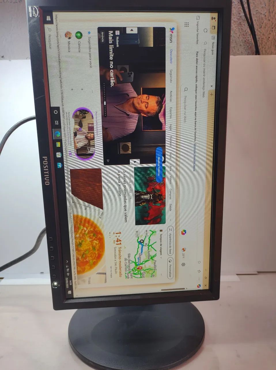Monitor Positivo Led 19 polegadas Dvi e VGA  - Foto 2