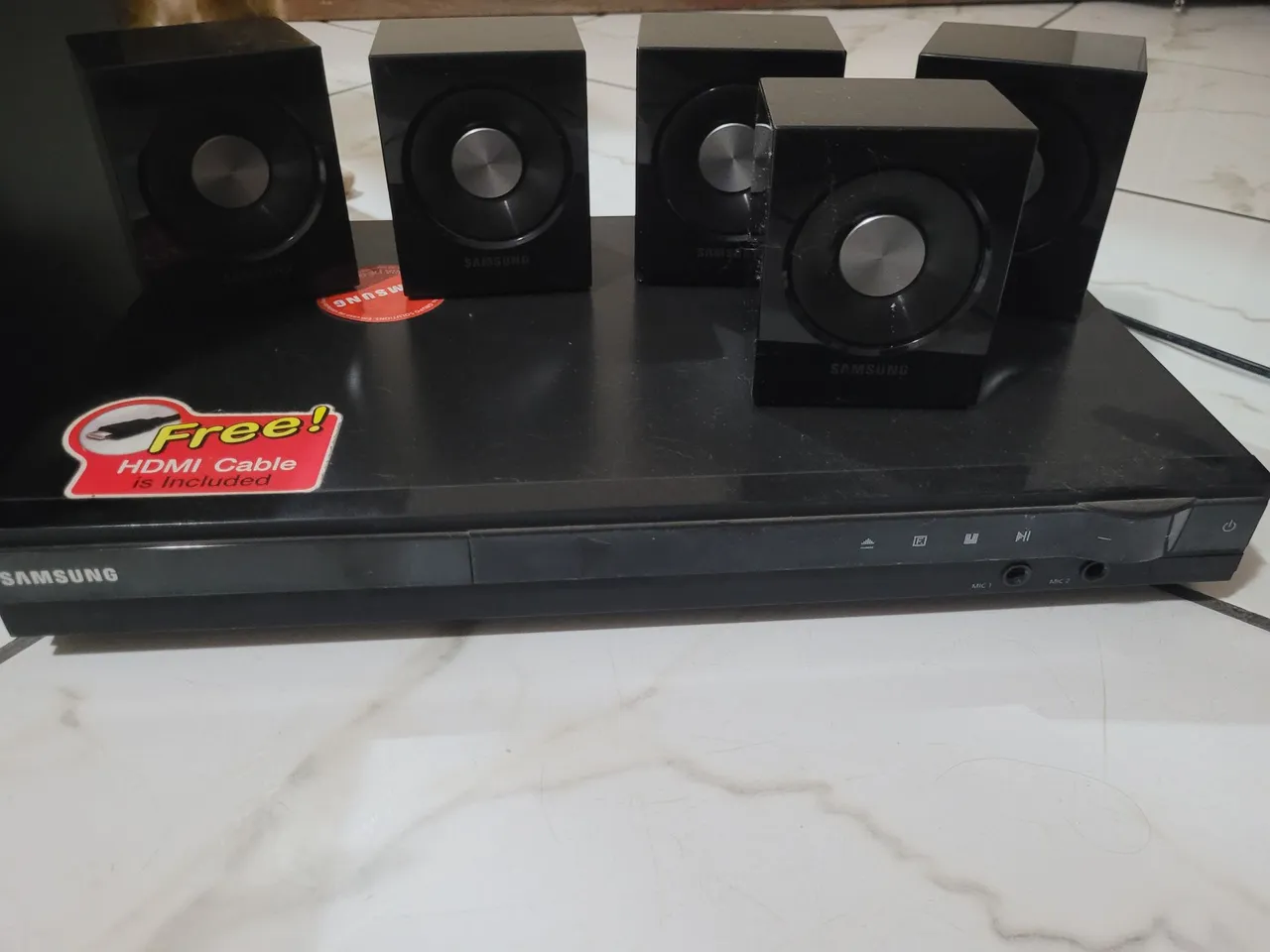 Home Theater Samsung com 5 Caixas de Som