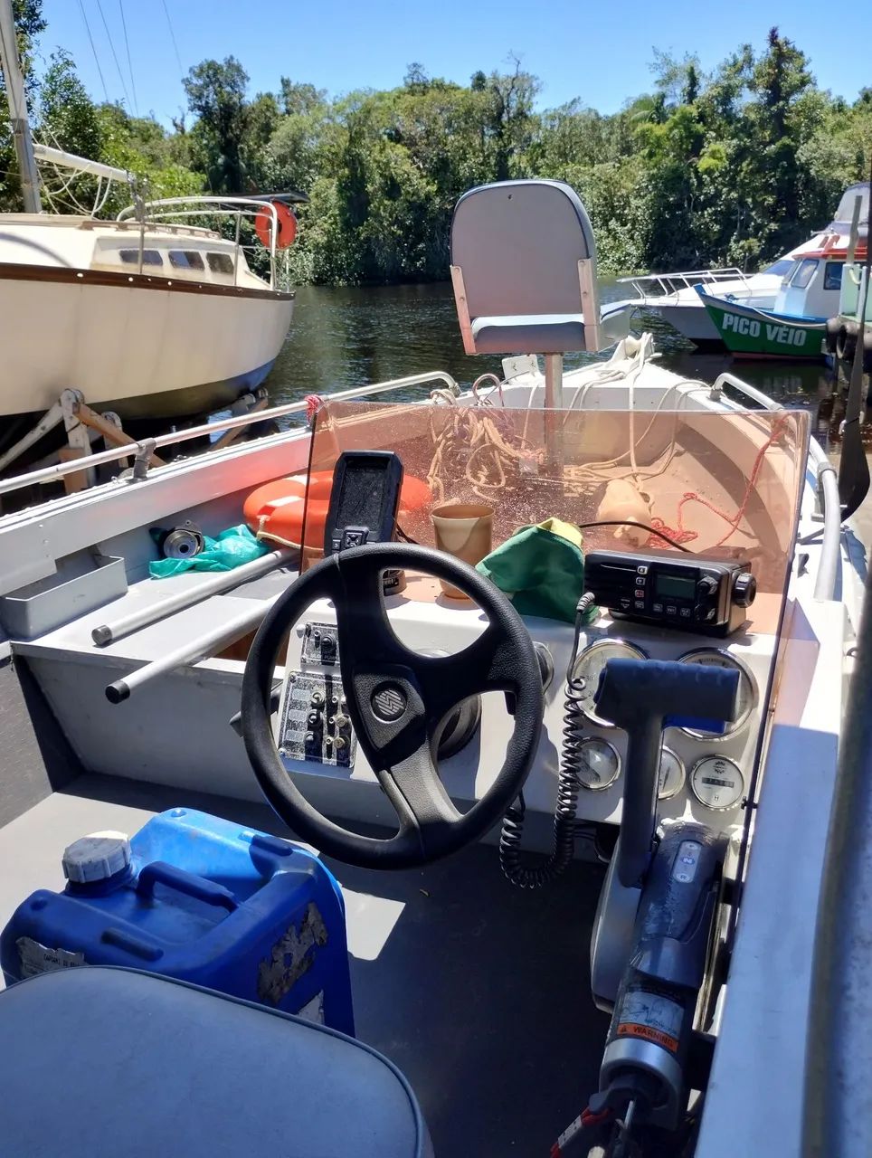 Oportunidade! Lancha Ecologia 19 Pés Motor Etech 75HP 2T - Foto 9