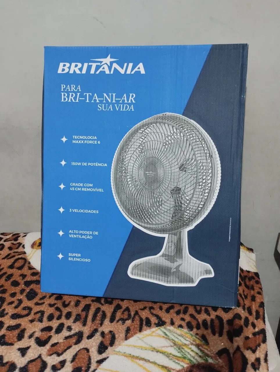 Ventilador de Mesa Britânia - Maxx Force 6