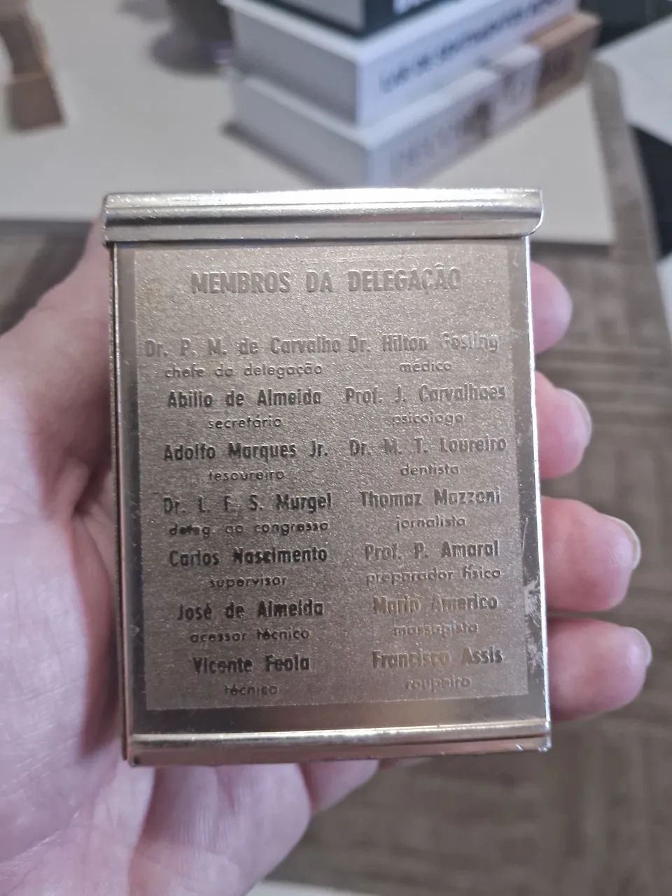 Caixa porta cigarro Brasil Campeão do Mundo - Foto 2