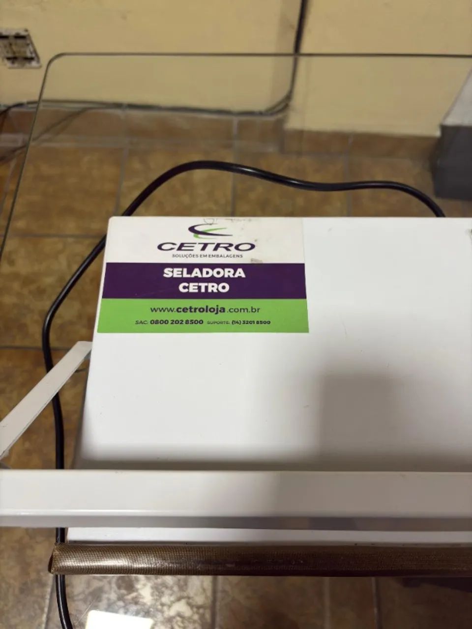 Seladora CETRO PPS-200 Quebrada - Para Conserto ou Peças - Foto 2