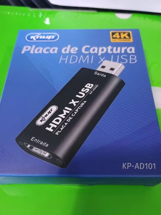 Placa de captura de vídeo HDMI x USB / SUPER OFERTA IMPERDÍVEL 