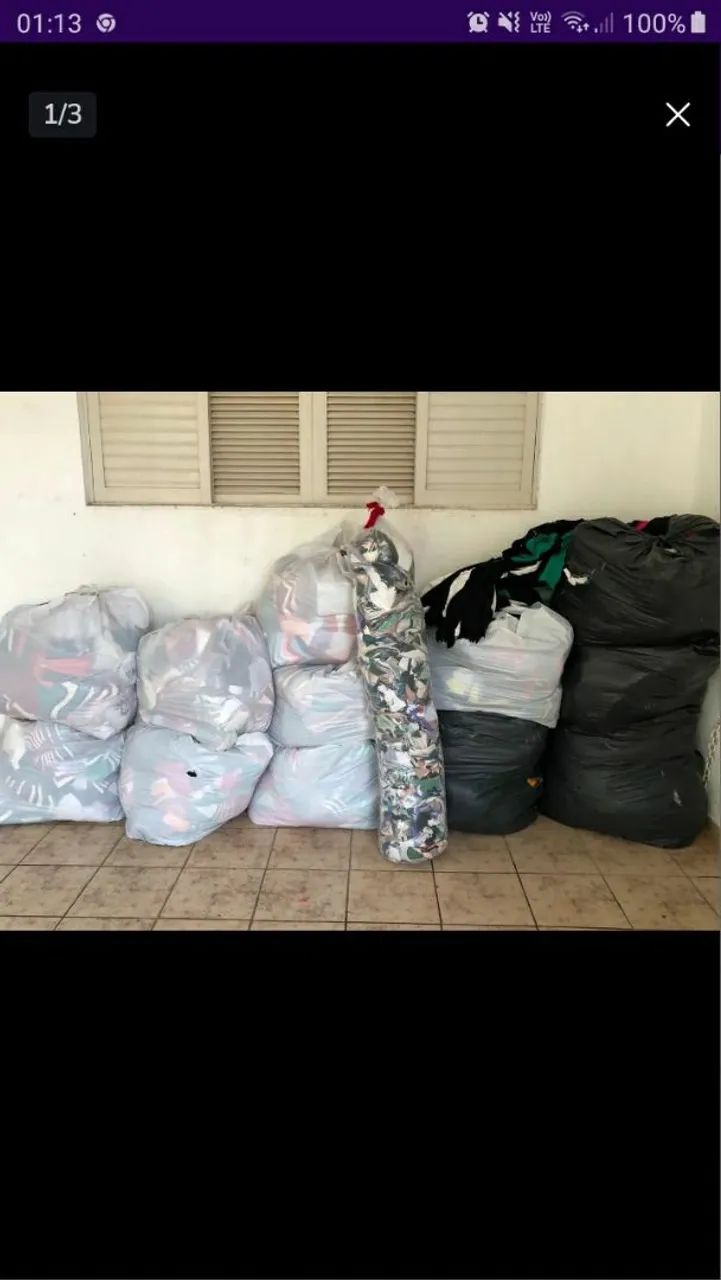 Mais de mil kg de Enchimento para Saco de Pancada 30kg - Novo - Foto 3