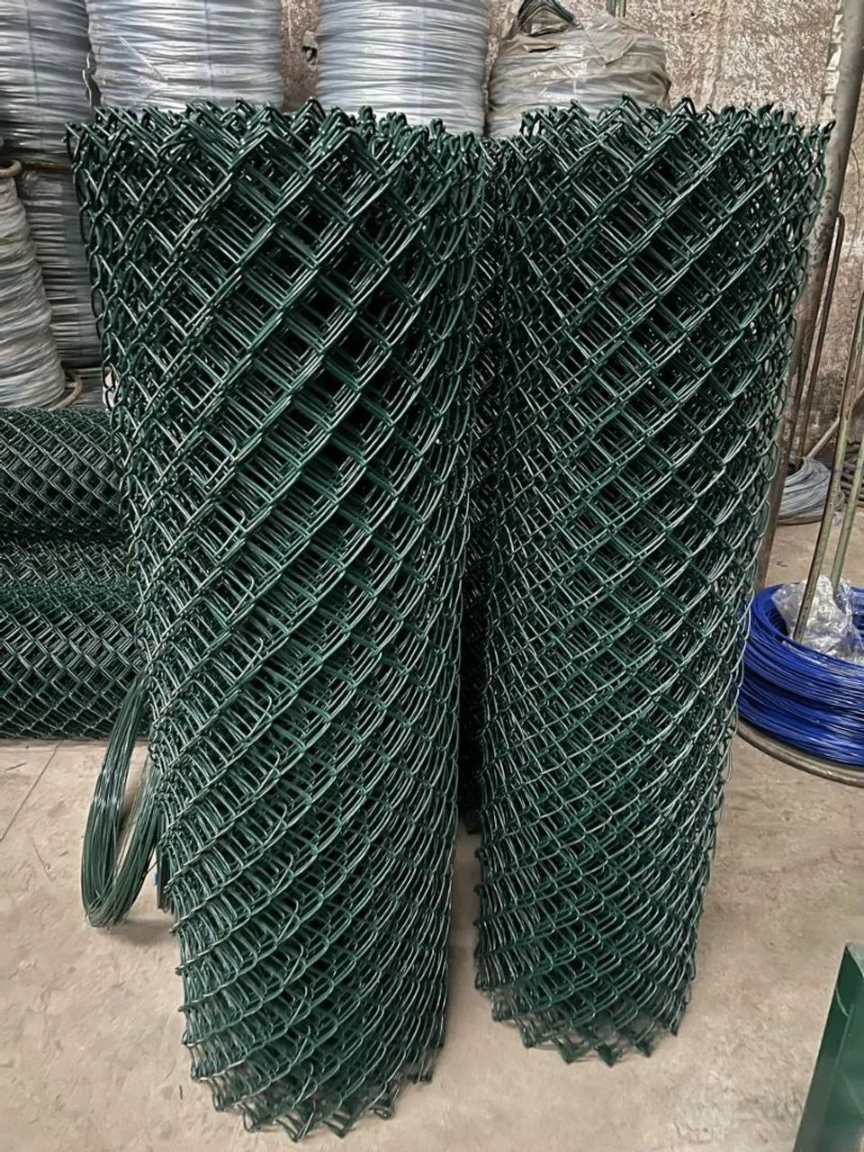 Tela Alambrado Revestido em PVC Verde / Tela Alambrado Revestido em PVC Azul   - Foto 2