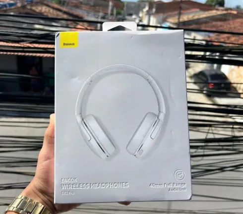 Fone De Ouvido Headphone Baseus Encok D02 D02 Pro Branco