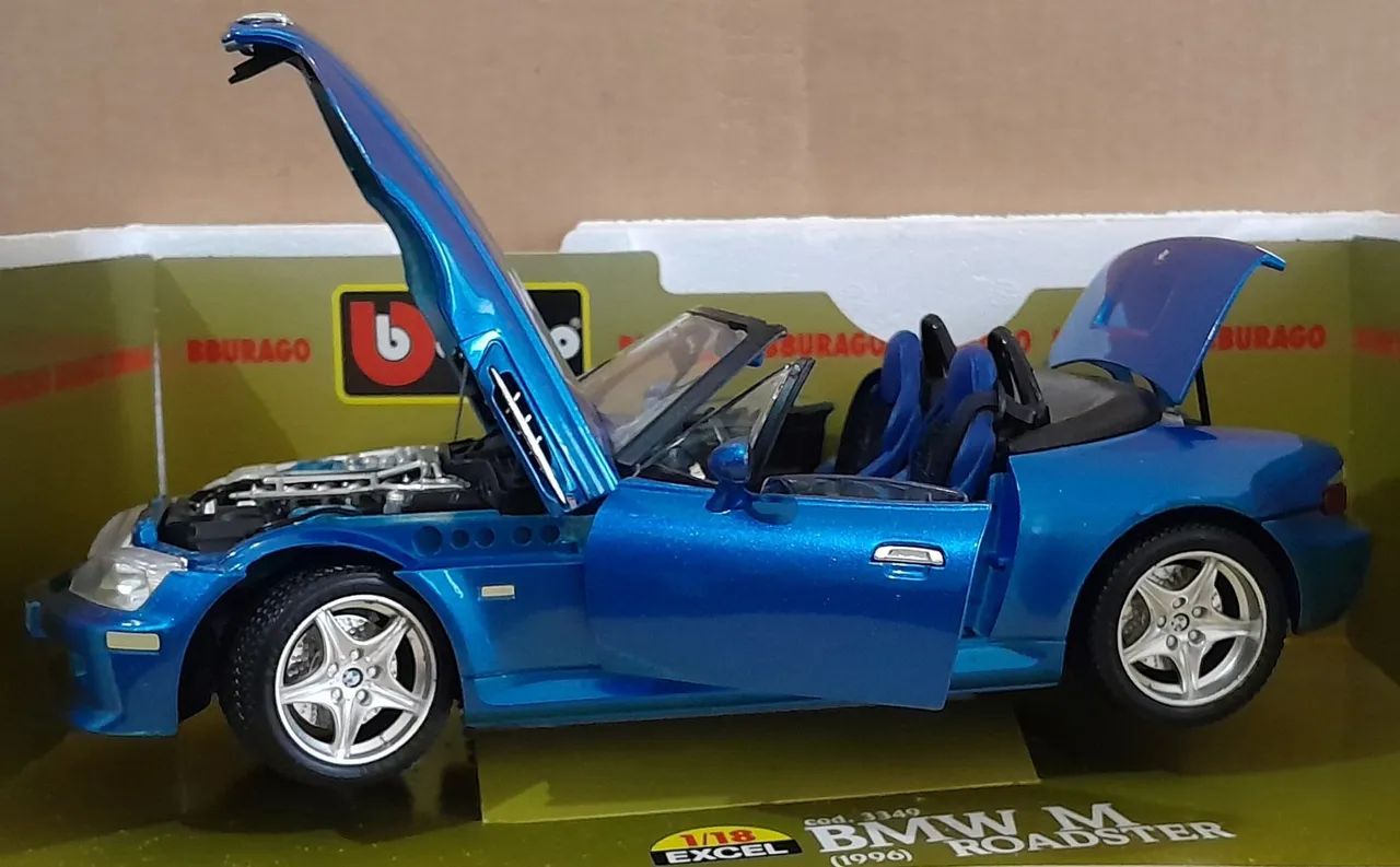 BMW M Roadster 1996 1/18 Burago - Foto 2