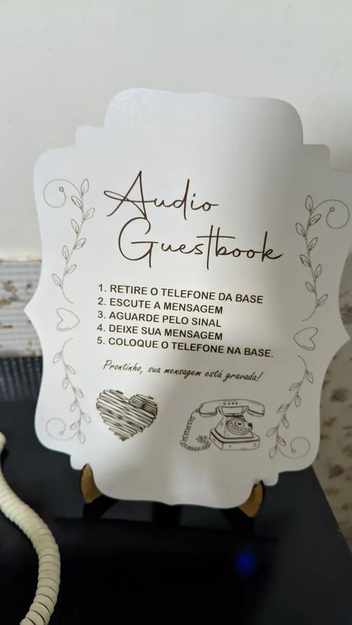 Audio Guest Book - Para quem trabalha com Eventos. - Foto 2
