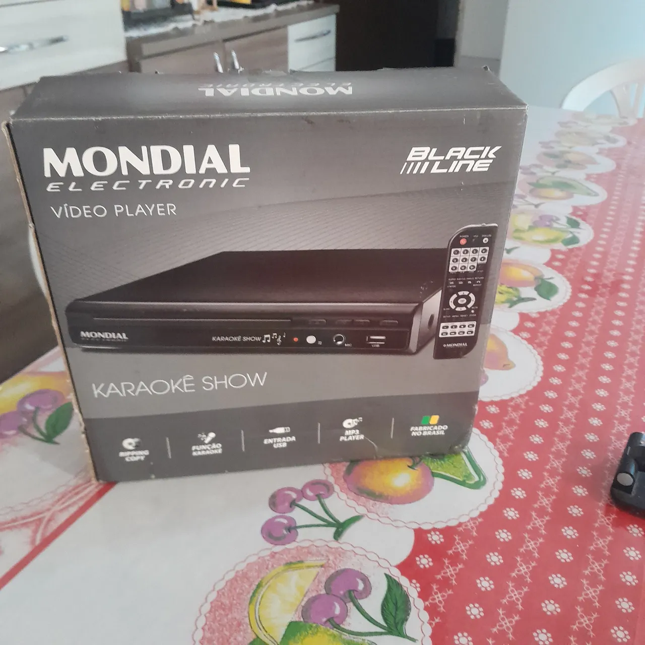 DVD Player Mondial Karaoke Show Black Line