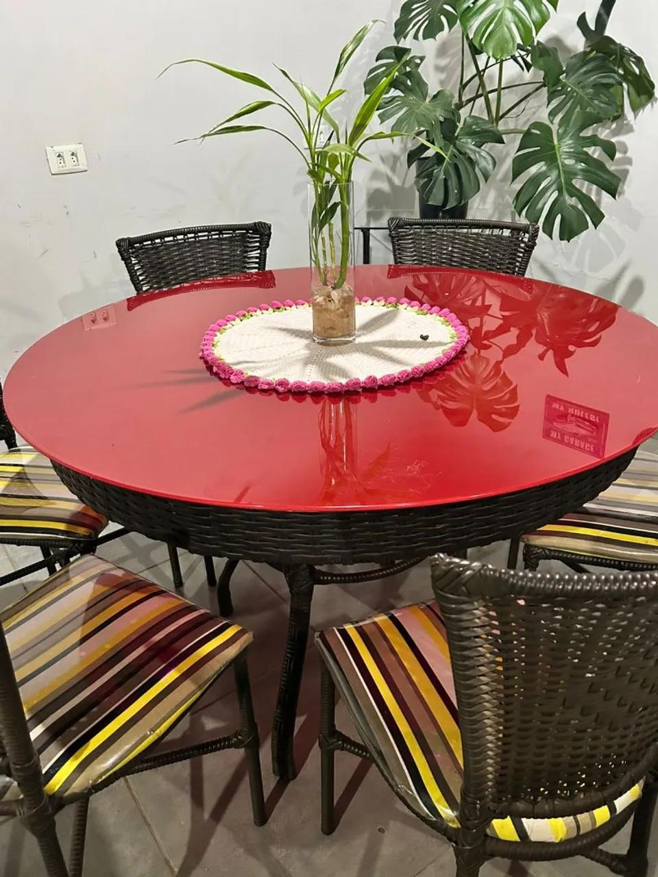 Mesa de jantar redonda