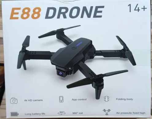 Drone E88 Pro com Câmera Dupla 4k Full Hd Wifi E Gps  - Foto 5