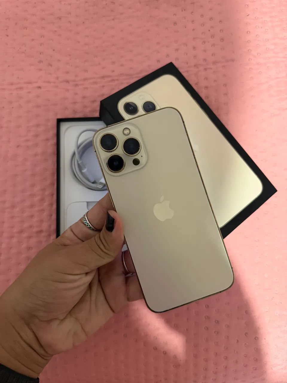 iPhone 13 Pro Max dourado  - Foto 4