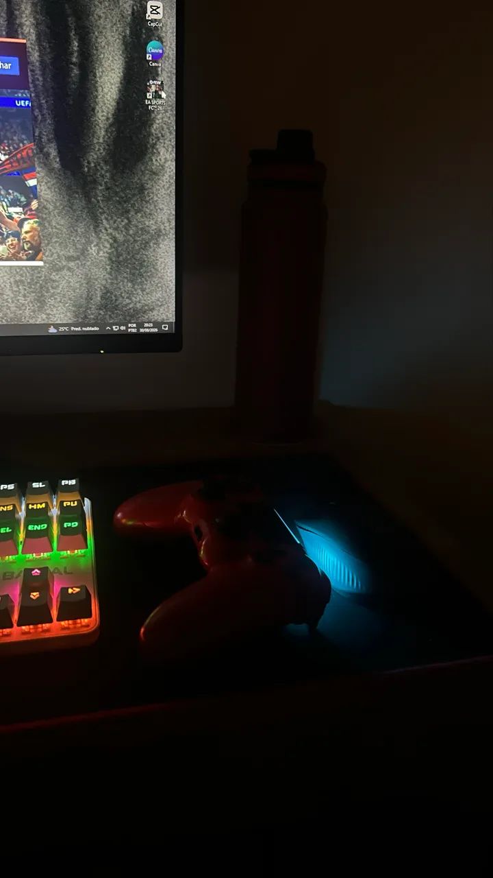 Controle de PS4 Vermelho - Foto 2