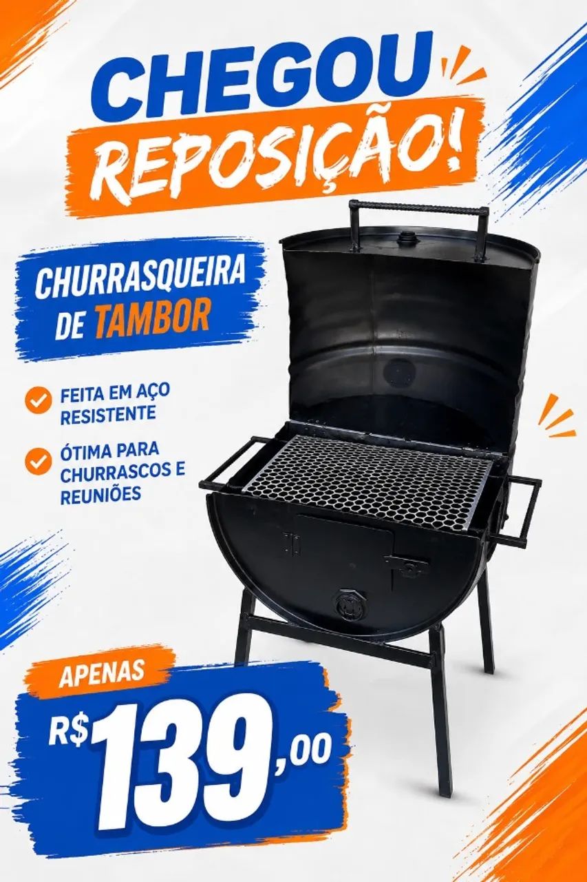 Churrasqueira de Tambor 