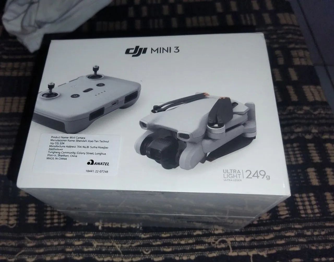 Drone DJI mini 3 - Novo e Lacrado.