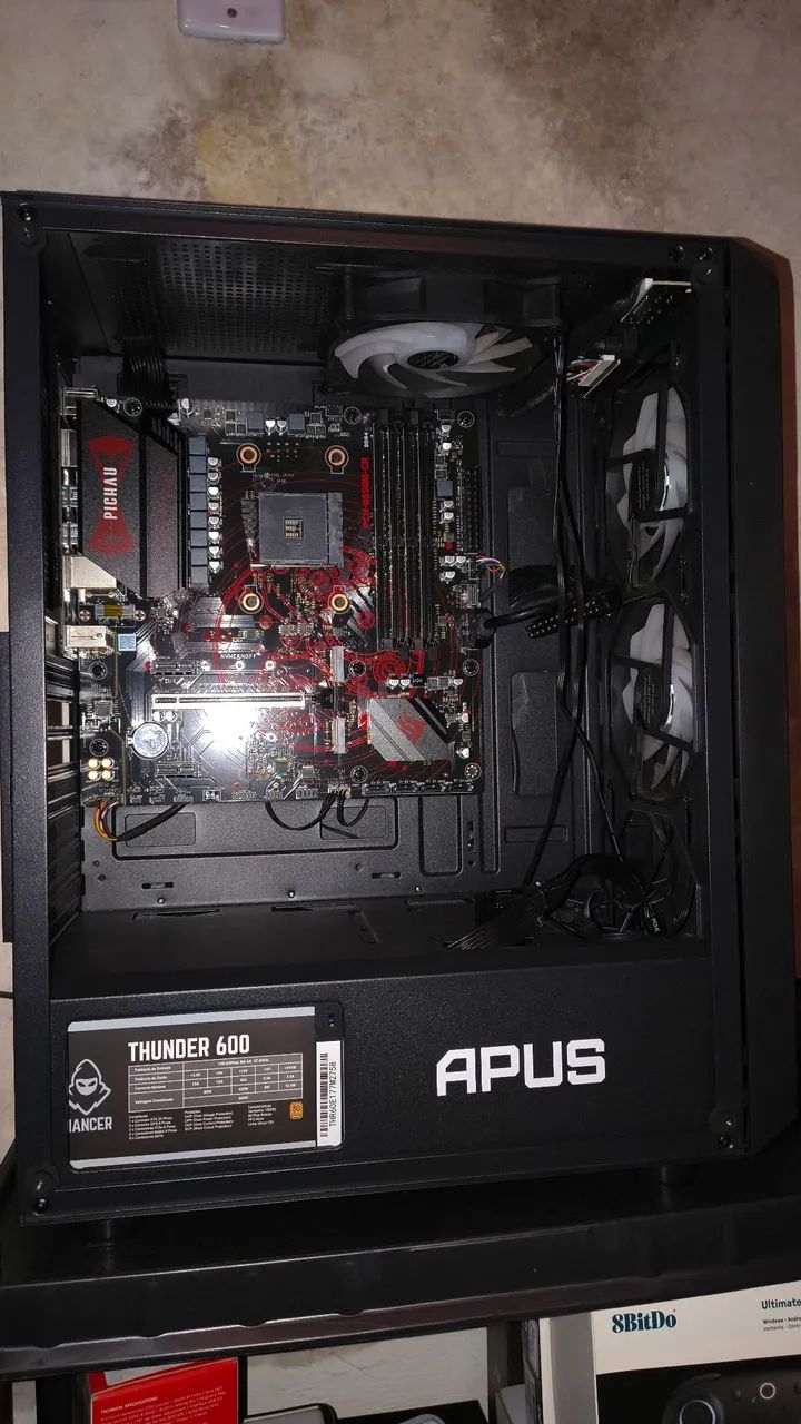 UPGRADE Kit / B550m Motherboard / 600W Power Supply / 120mm Water Cooler / Computer Case