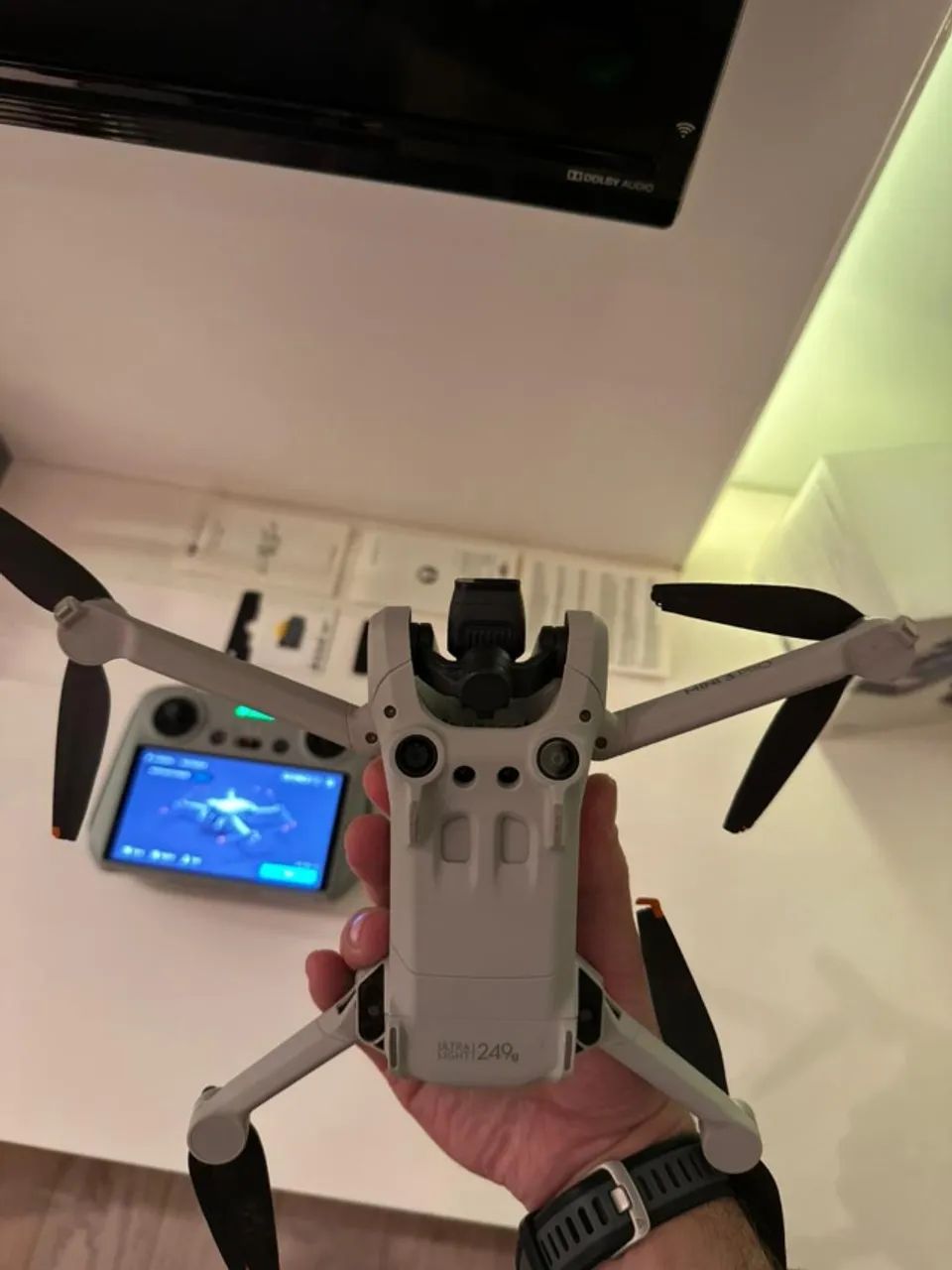 Drone DJI Mini 3 Pro + Rc Controller + Acessórios - Foto 5