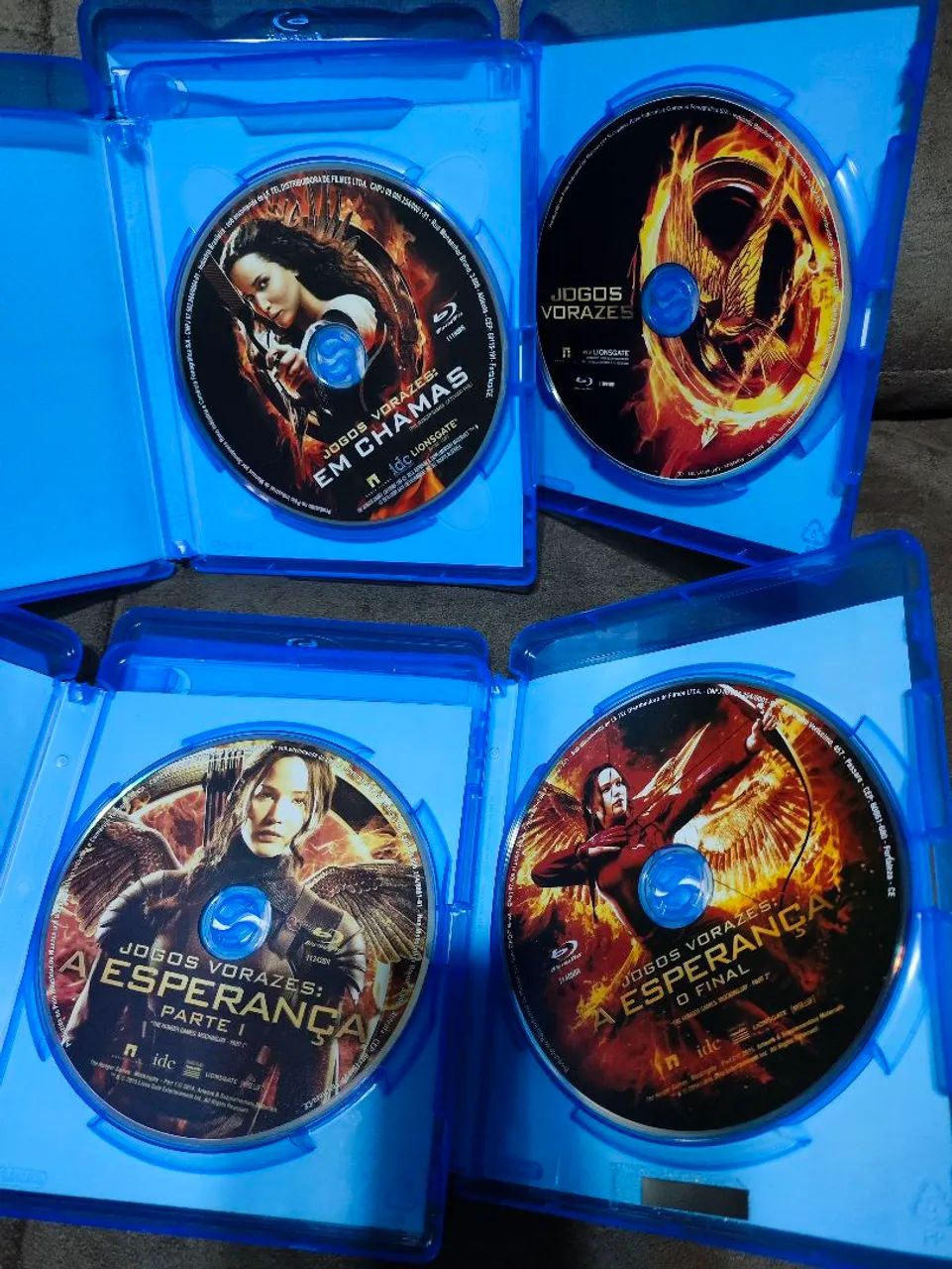 Blu Ray Quadrilogia Jogos vorazes  - Foto 2
