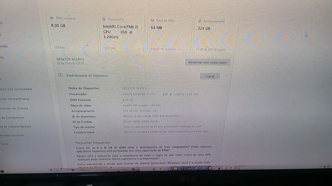 Computador completo (Seminovo) - Foto 2