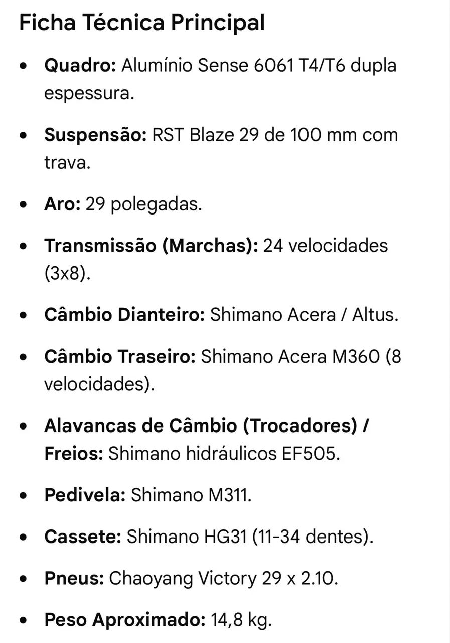 Bicicleta Sense  - Foto 4