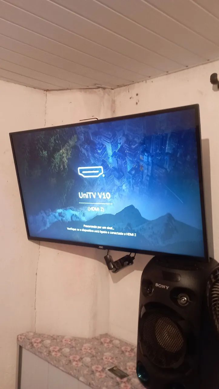 Vendo smartv AOC 43 polegadas muito conservada e funcionando tudo perfeitamente  - Foto 3