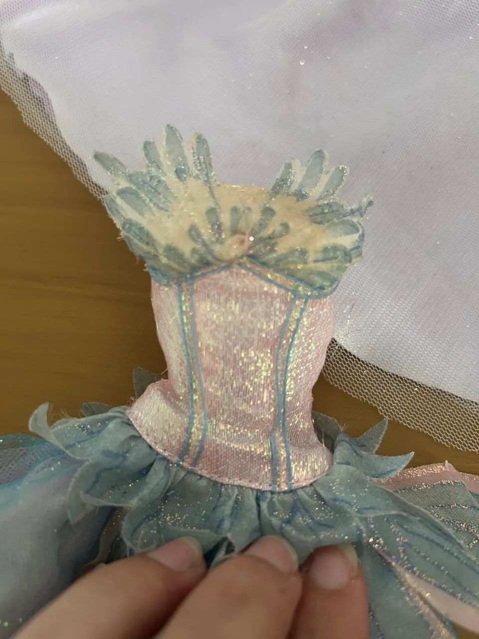 Barbie vestido Odette Lago dos cisnes  - Foto 2